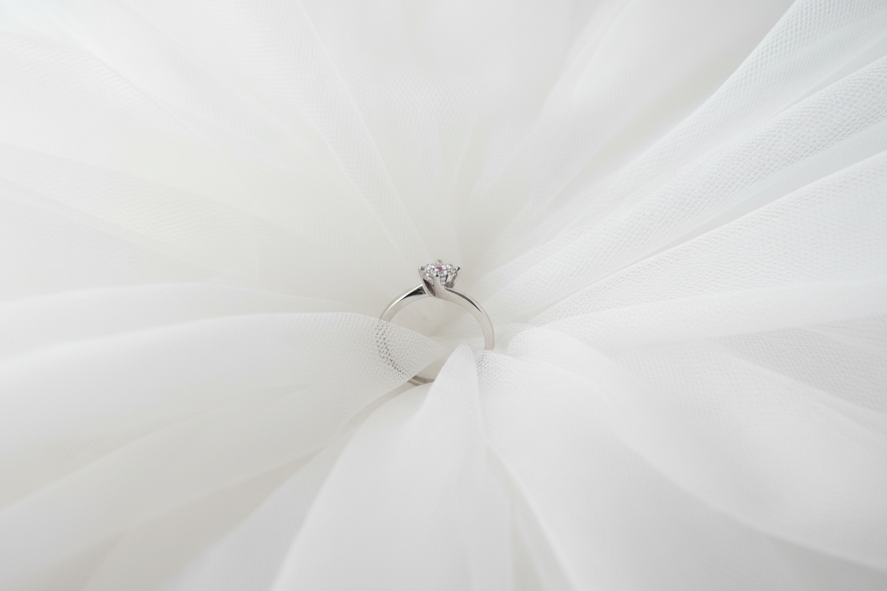 Anello solitario magic in argento 925