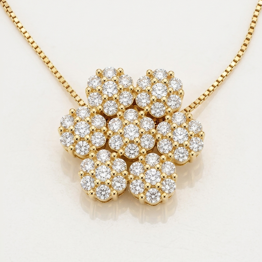 Collana Margherita in argento 925
