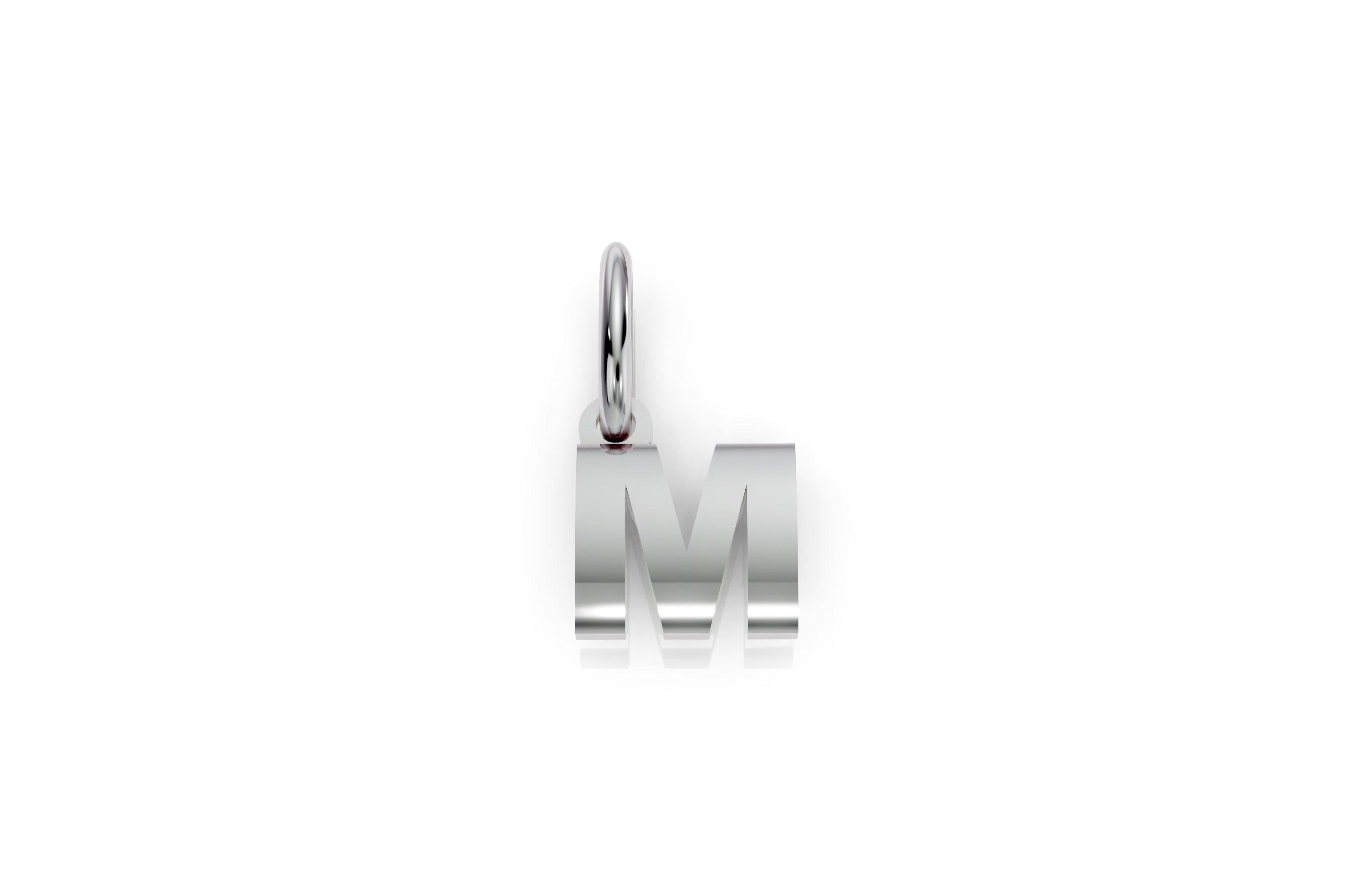 CHARMS LETTERA M PENDENTE IN ARGENTO 925