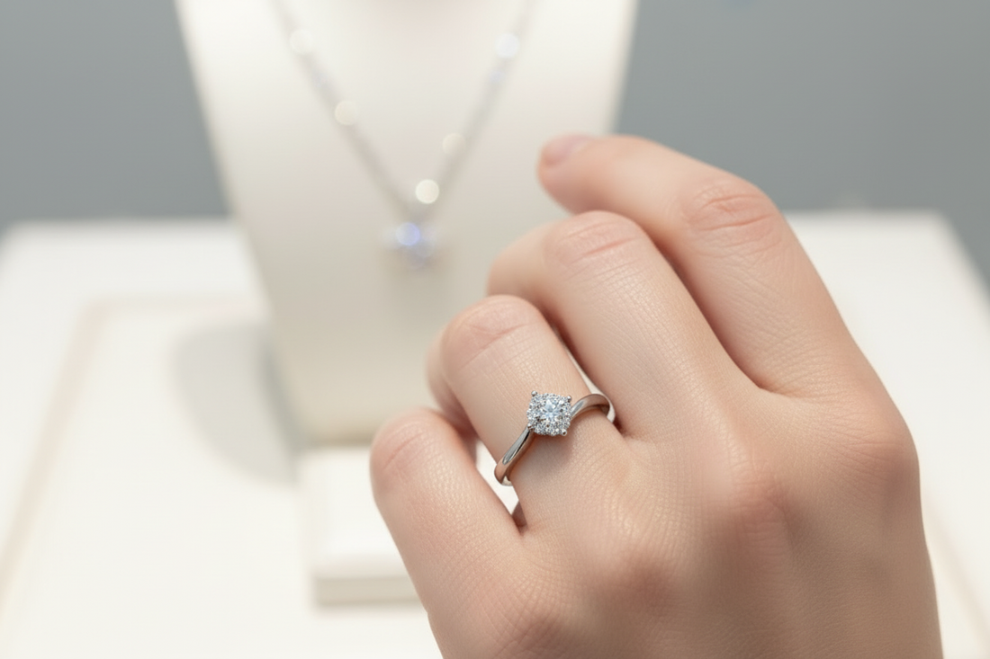 Anello solitario magic in argento 925