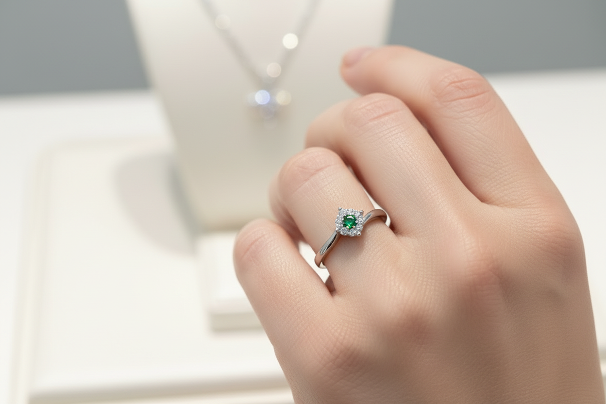 Anello solitario magic in argento 925
