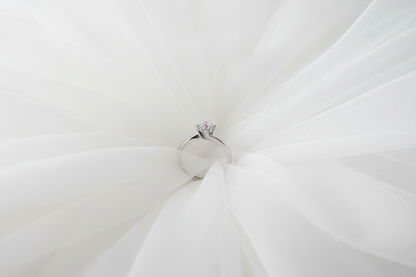 Anello solitario magic in argento 925