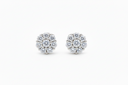 Coppia di orecchini magic misura grande in argento 925 nickel free