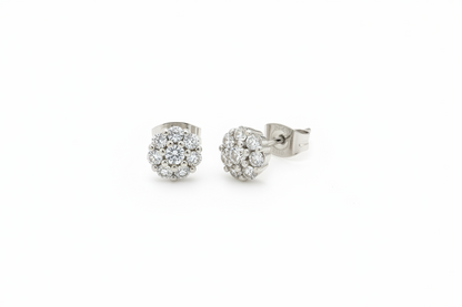 Coppia di orecchini magic misura media in argento 925 nickel free