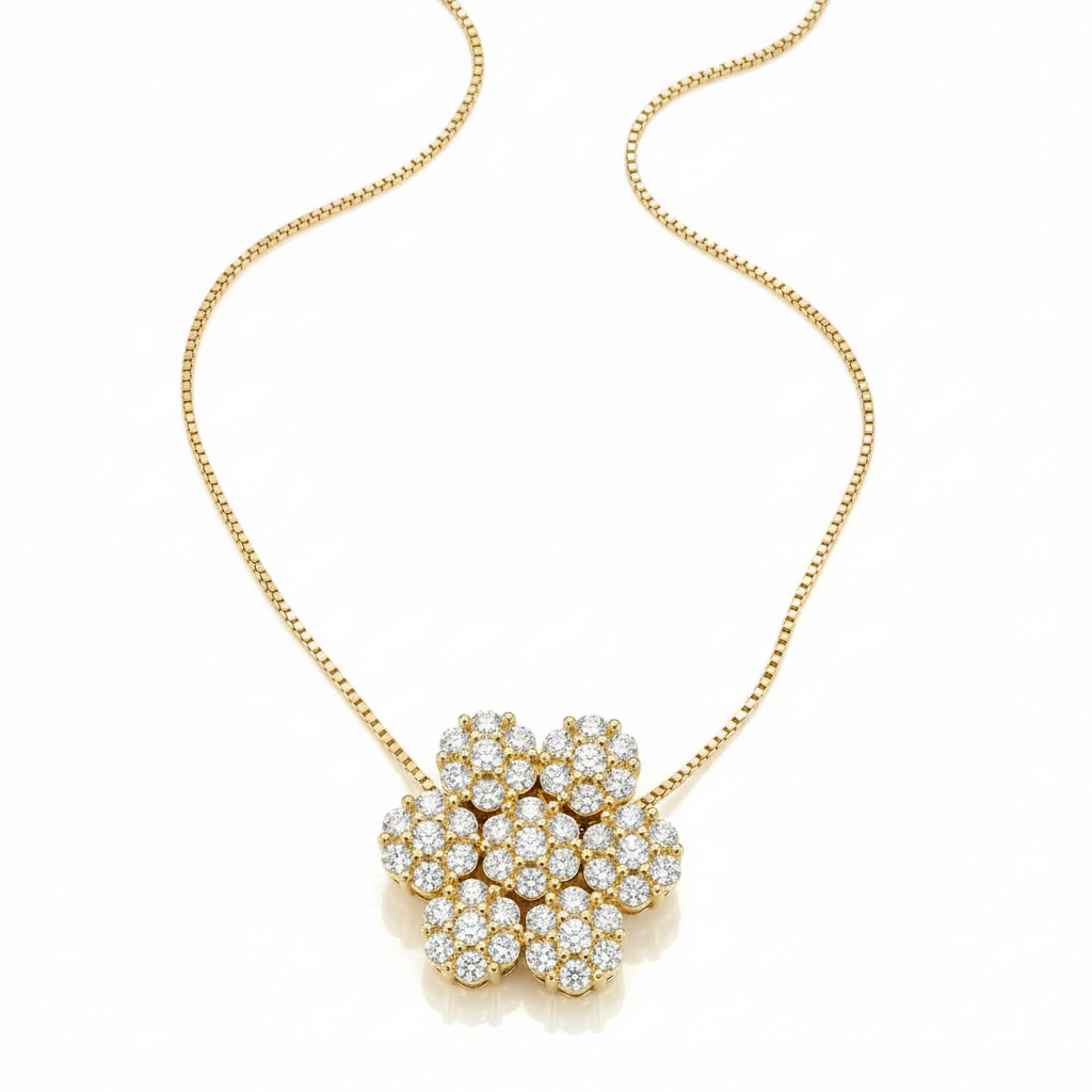 Collana Margherita in argento 925